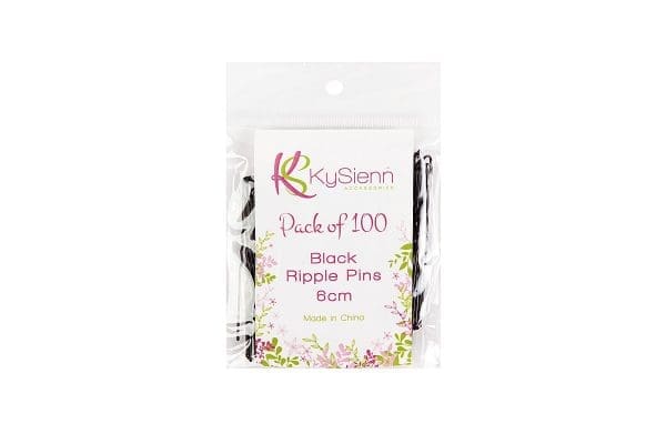 KySienn Ripple Pins 6cm -100 Pack Black