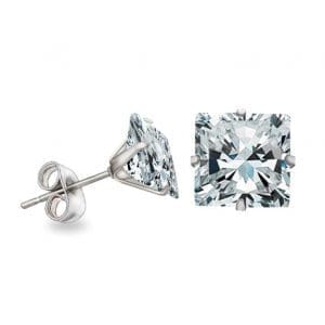 KySienn Diamante Square Earrings 8mm