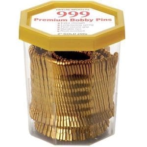 999 Premium Bobby Pins 2" Gold 250g