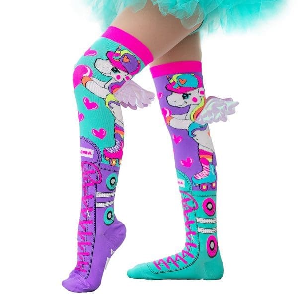 Mad Mia Skatercorn Socks with Wings
