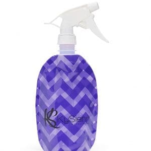 KySienn Chevron Purple Flat Water Bottle
